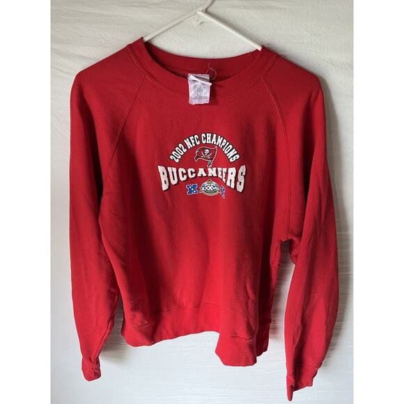 Tampa Bay Buccaneers Ladies L 2002 NFC Champions Sweatshirt Super Bowl XXXVII - Picture 1 of 6